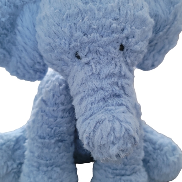 Jellycat London Fuddlewuddle blue soft plush elephant 8" stuffed animal - Picture 6 of 9